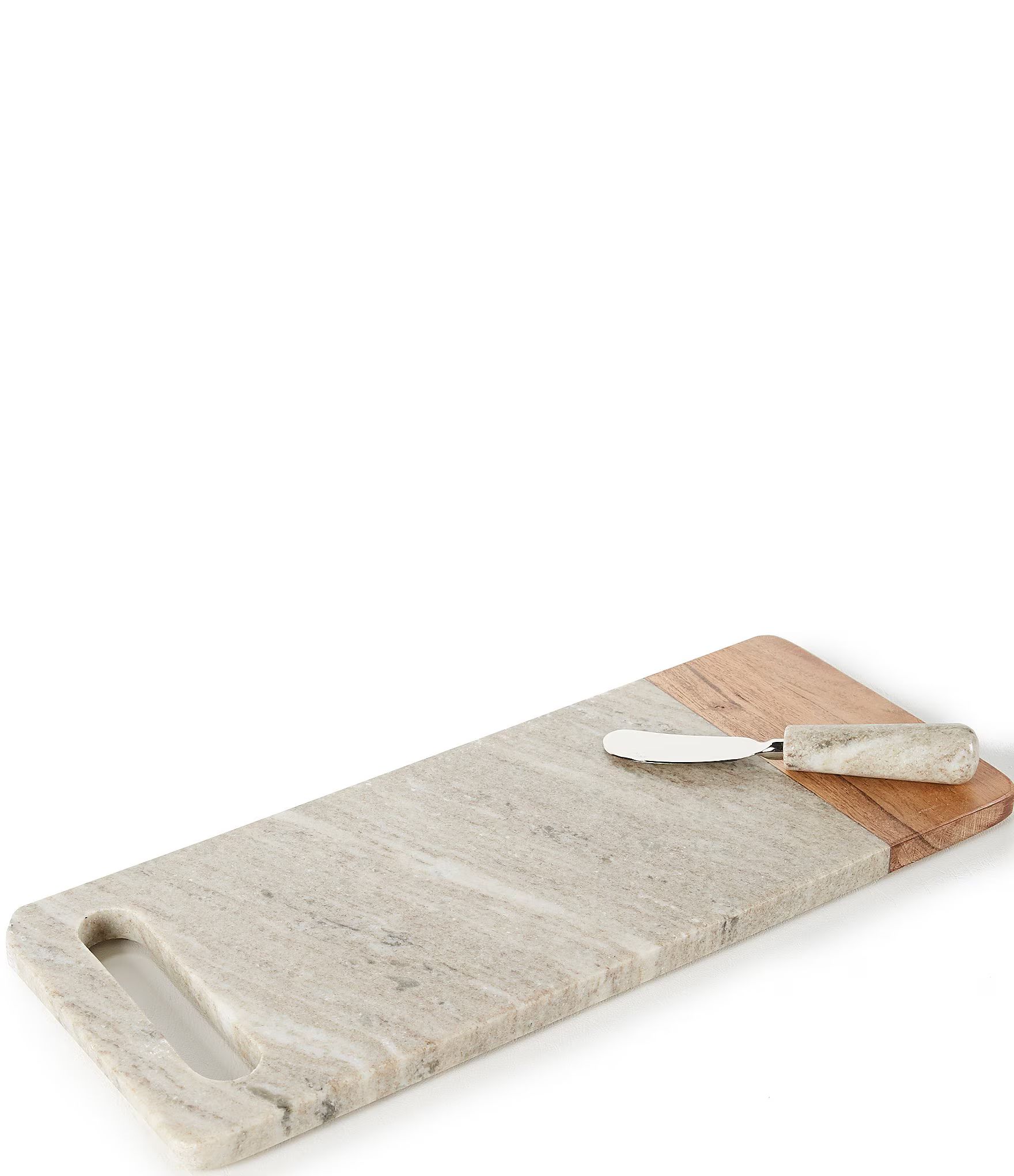 Marble Handle Cheese Board with Knife | Dillards