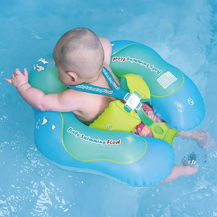 Click for more info about Free Swimming Baby Inflatable Baby Swim Float Children Waist Ring Inflatable Pool Floats Toys Swi...