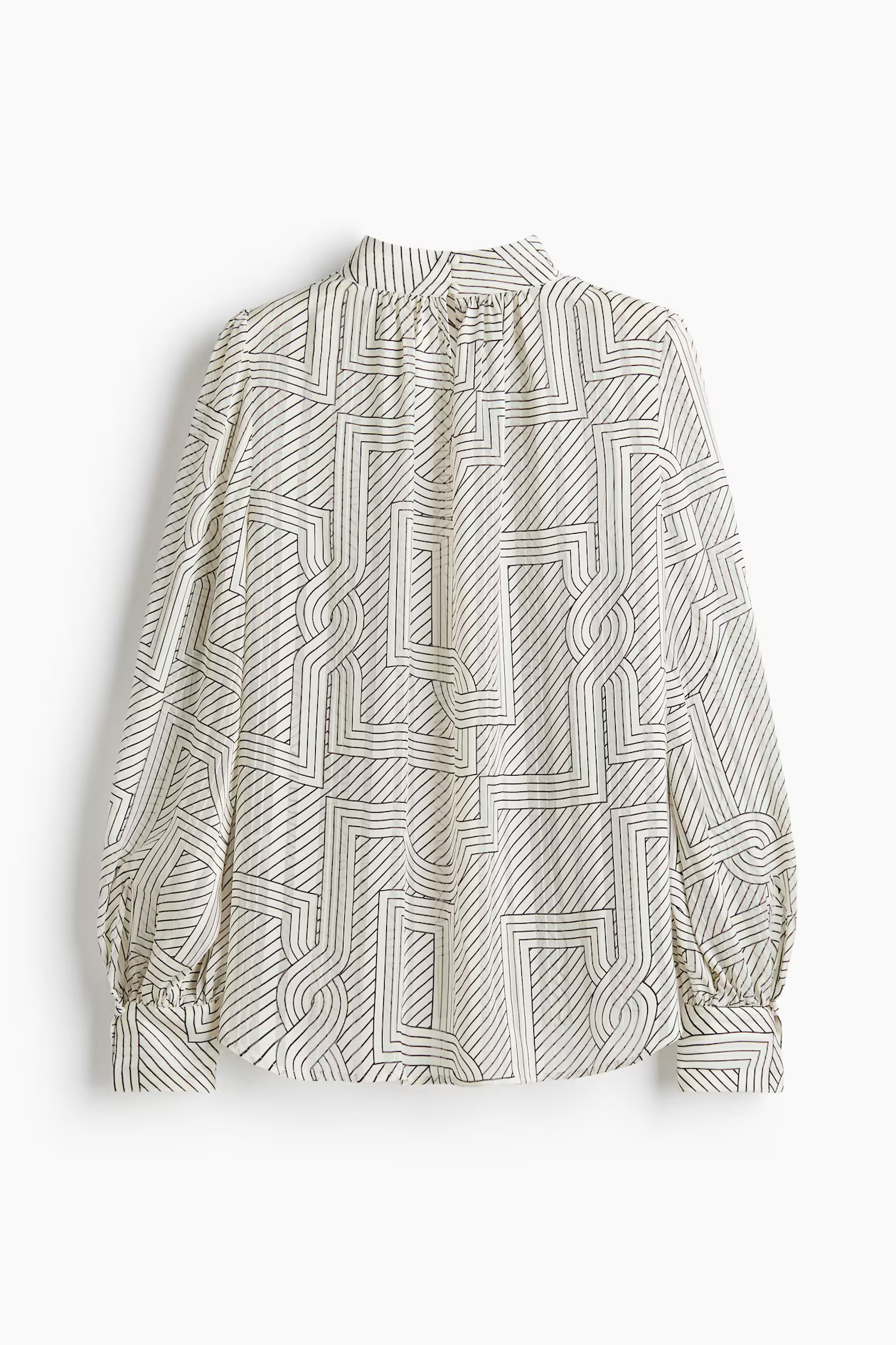 Stand-collar blouse | H&M (UK, MY, IN, SG, PH, TW, HK)