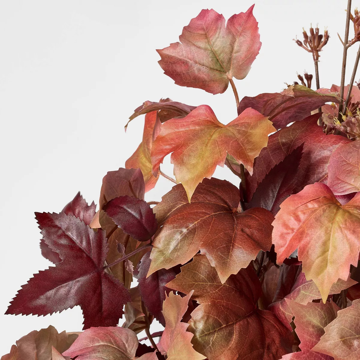 22" Mixed Fall Artificial Leaf Arrangement Red - Threshold™ designed with Studio McGee | Target