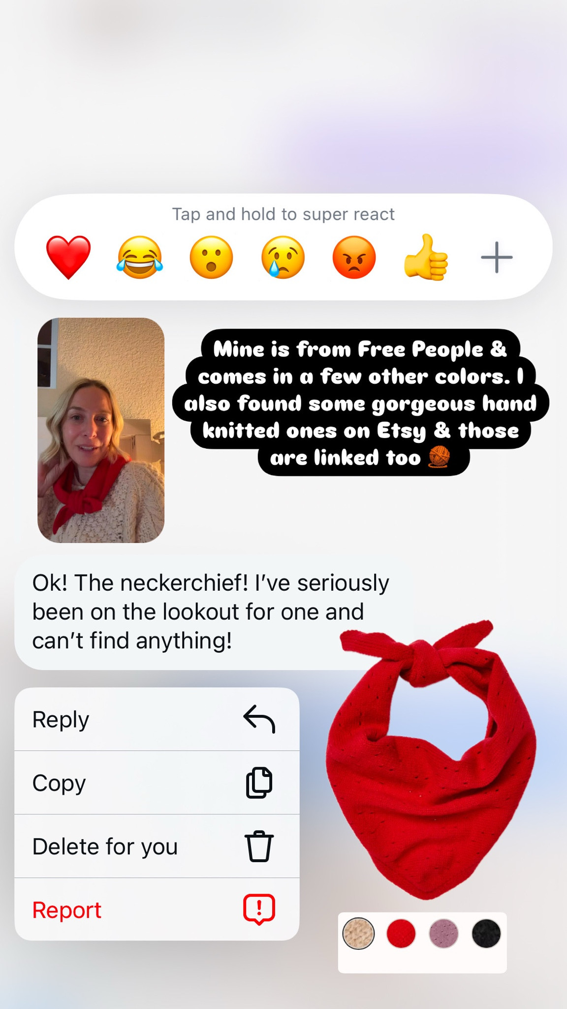 Triangle Knitted Neckerchief 🧶🧣 

#LTKStyleTip #LTKFindsUnder50 #LTKSeasonal