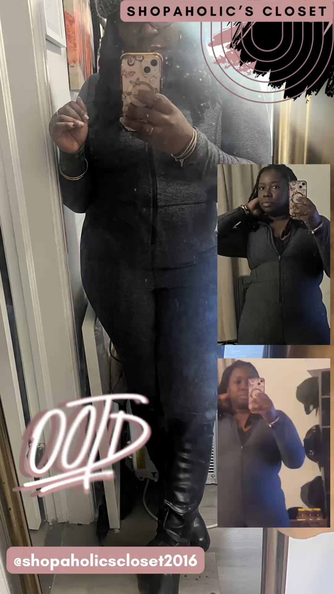 I don’t often wear form fitting jumpsuits but every now and then I be feeling myself lol.

Pair my old navy jumpsuit with over the knee boots. I was looking cute! And my man thought so too.

#shopdeescloset #shopaholicscloset

#LTKMidsize #LTKootd