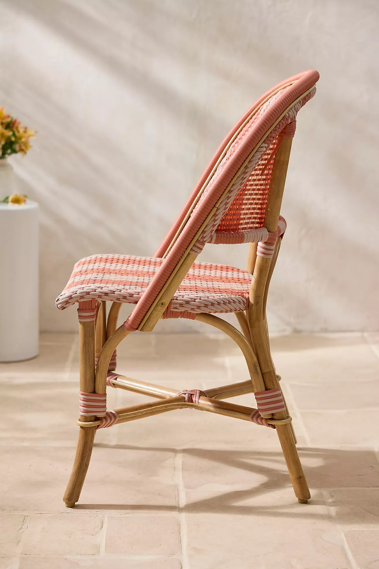 Striped Woven Indoor/Outdoor Bistro Chairs, Set of 2 | Anthropologie (US)