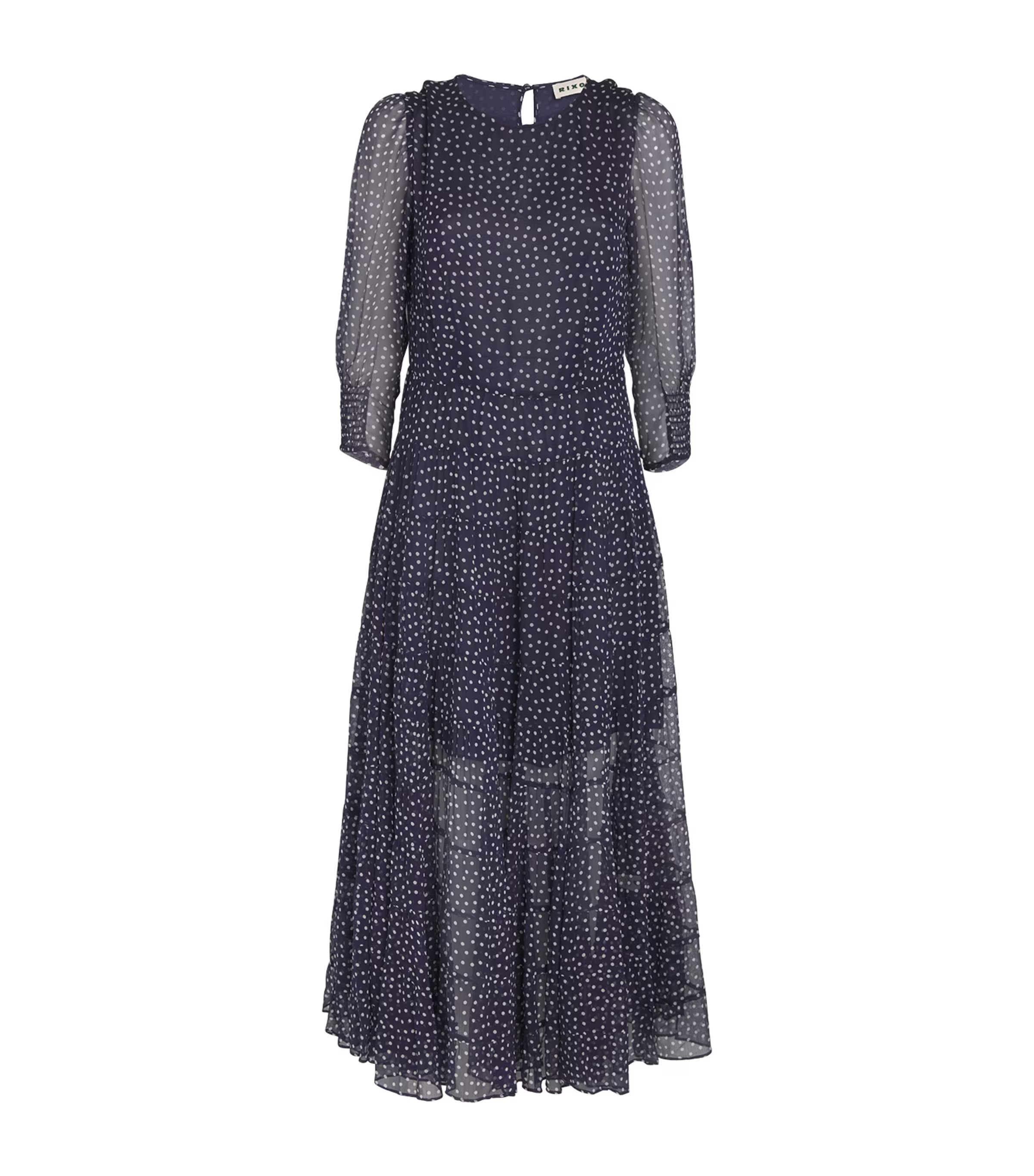 Rixo Kristen Midi Dress | Harrods
