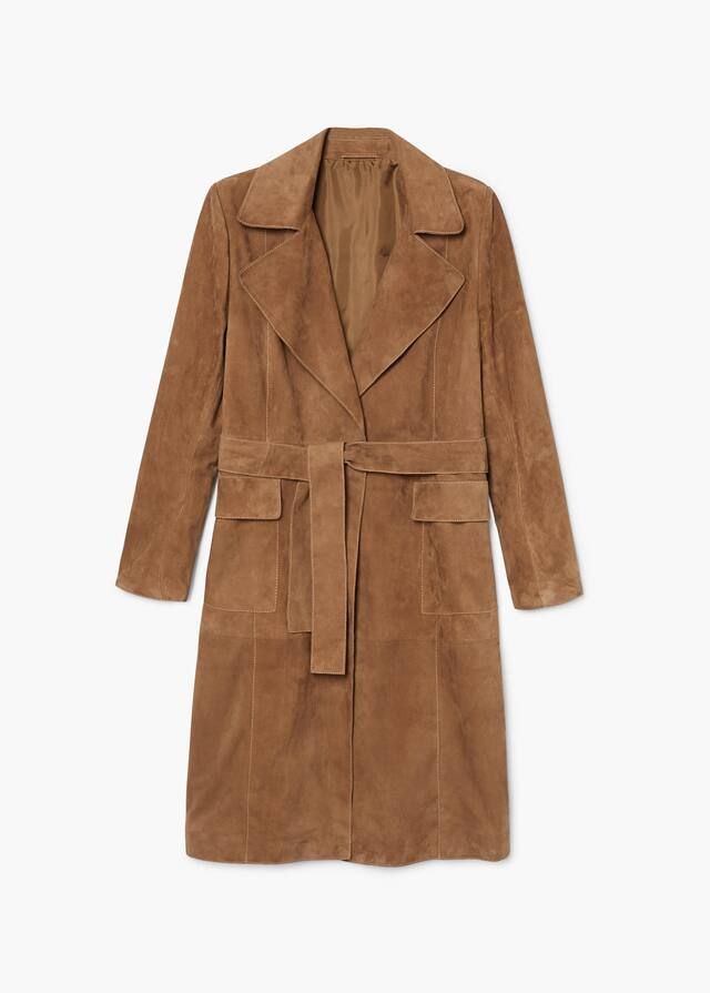 Leather trench - Women | MANGO (US)