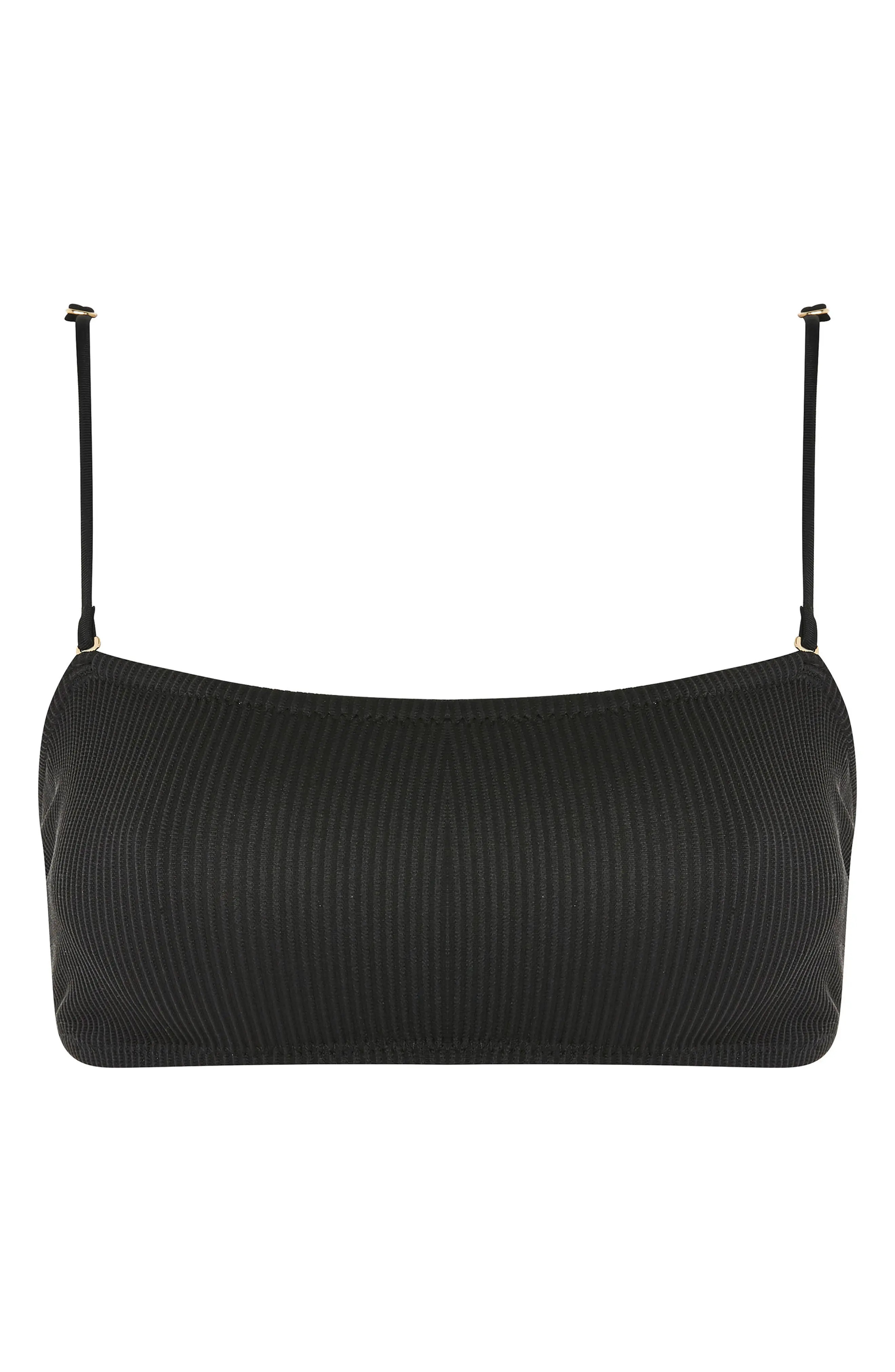 Ribbed Bandeau Bikini Top | Nordstrom