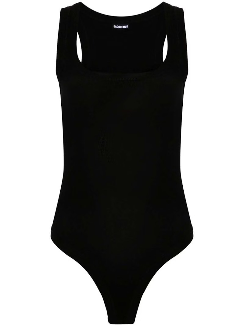 Jacquemus Le Body Gros Grain Bodysuit Black | StockX