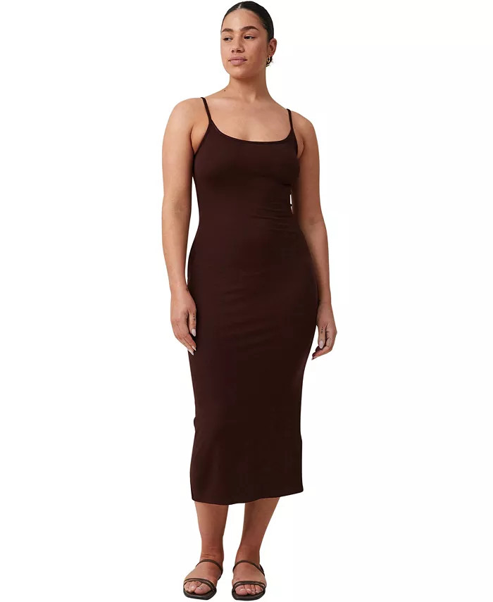 COTTON ON Women's Staple 90s Slip Midi Dress - Macy's | Macy's