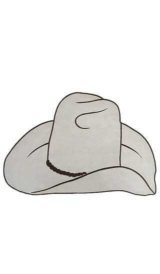 Cowboy Hat Placemet | Revolve Clothing (Global)