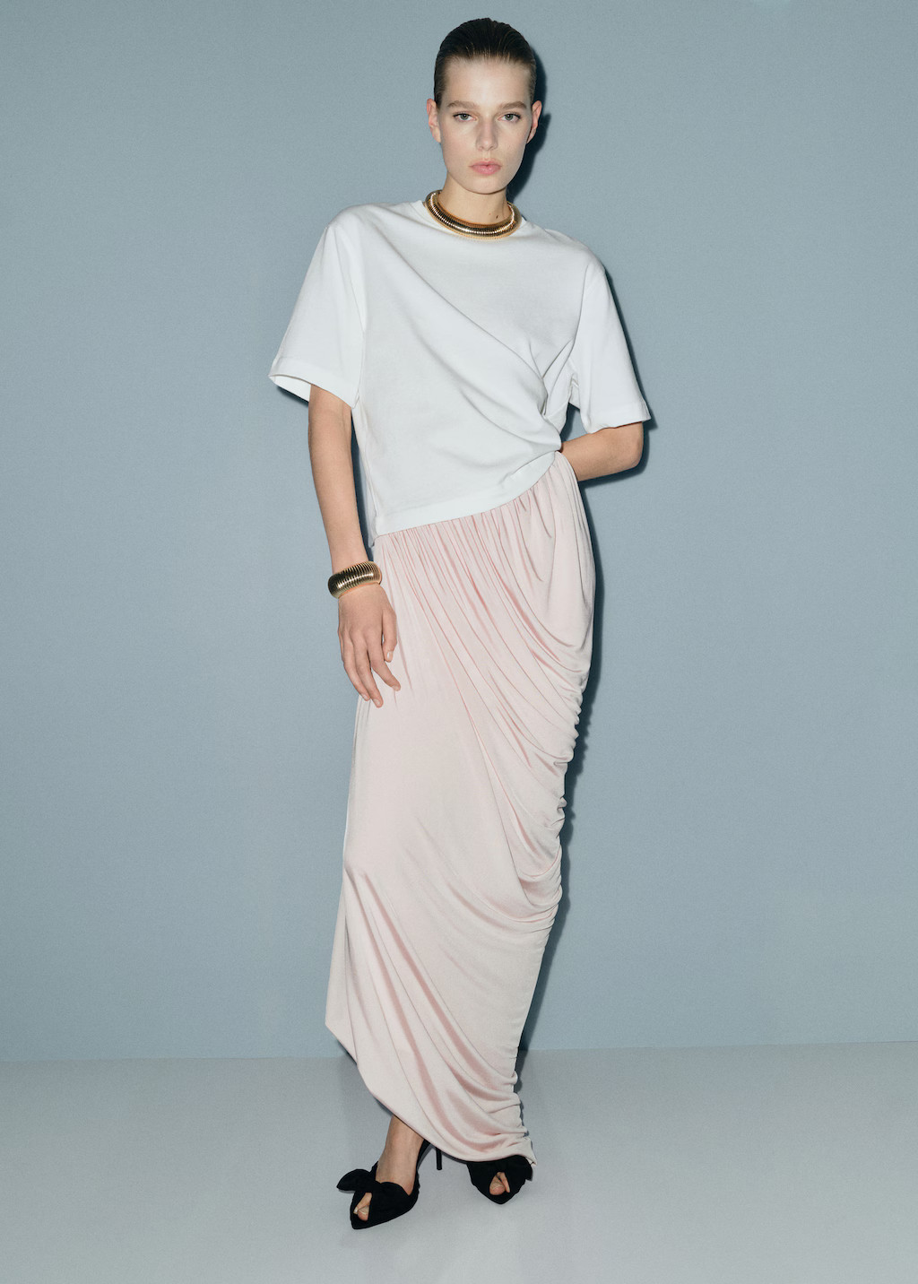 Bow heel sandals | MANGO (UK)