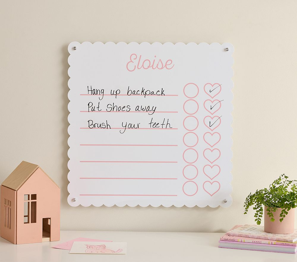 Personalized Dry Erase Daily Chore Chart (24" x 24") | Pottery Barn Kids
