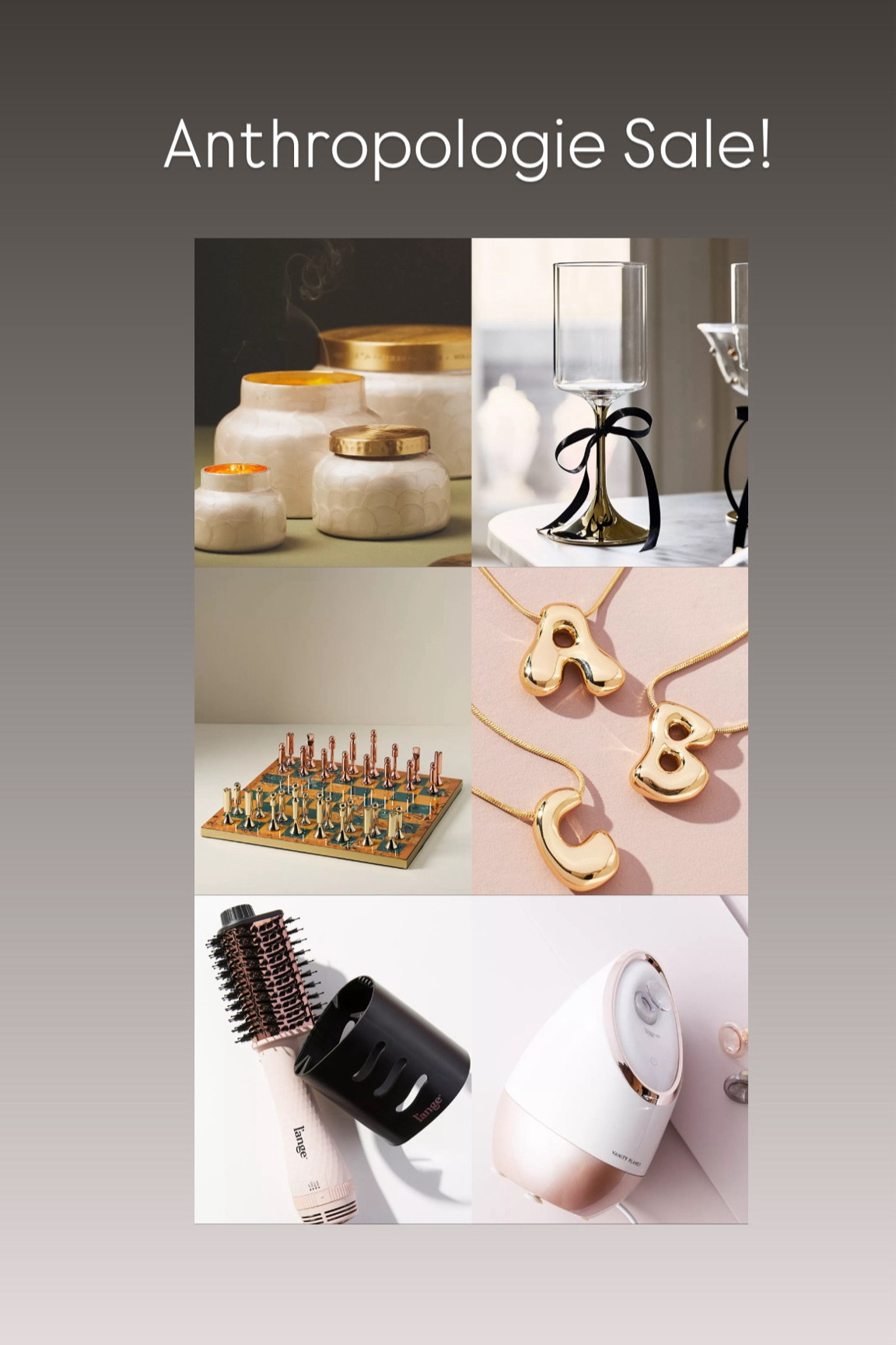 A great place for some cute gifts! Oh and it’s 30% off 🤪

Glass
Chess board
Home
Candle
Wine glass
Custom necklace
Steamer 


#LTKGiftGuide #LTKCyberWeek #LTKBeauty