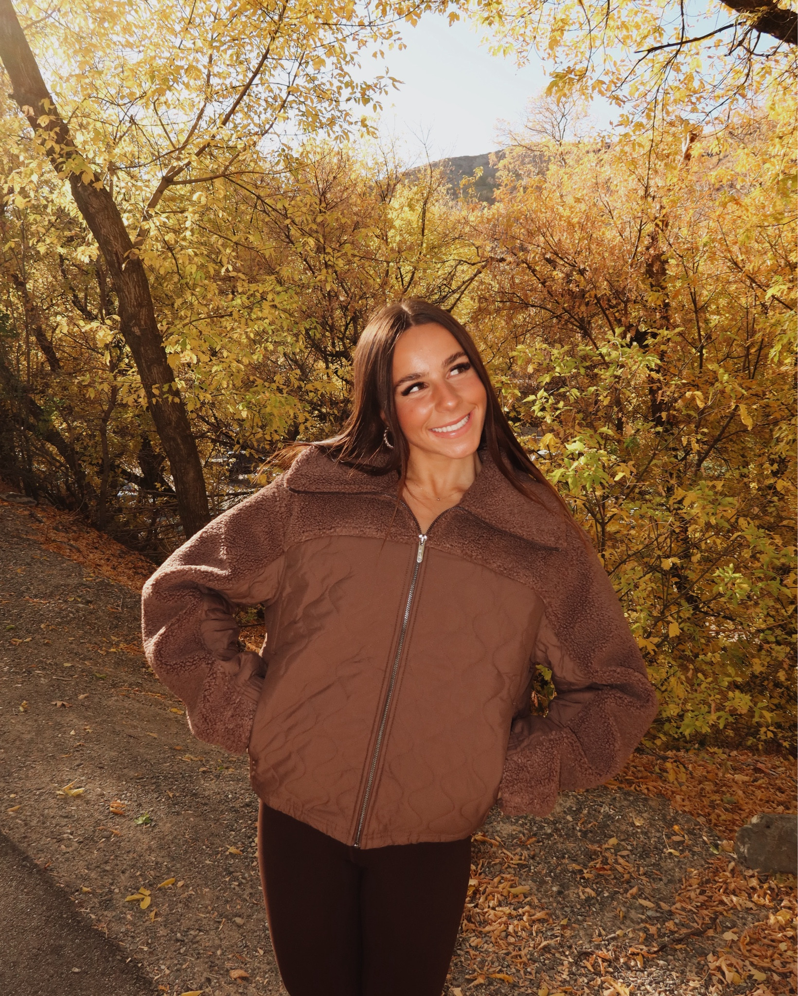 ‘Tis the season to bundle and layer!🍁❄️ I’ve been wearing all of these pieces from Zella by @nordstrom! #NordstromPartner