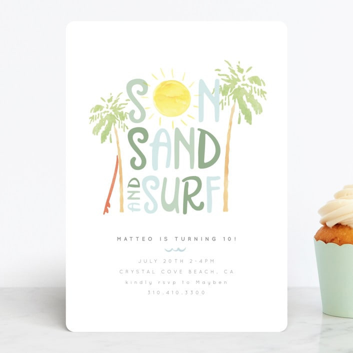 Sun Sand and Surf | Minted