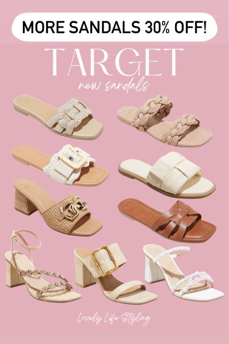 Target spring and summer sandals 30% off!
Target circle week 


#LTKshoecrush #LTKsalealert #LTKxTarget