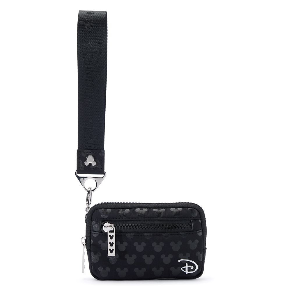 Mickey Mouse Icon Disney Wristlet Zip Case  Black | Disney Store