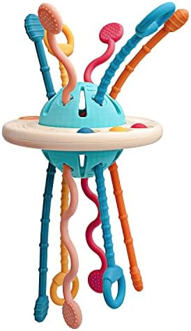 Amazon.com: Vanmor Montessori Toys for 1 Year Old, Baby Sensory Toy for 6-12 Months, UFO Pull Str... | Amazon (US)