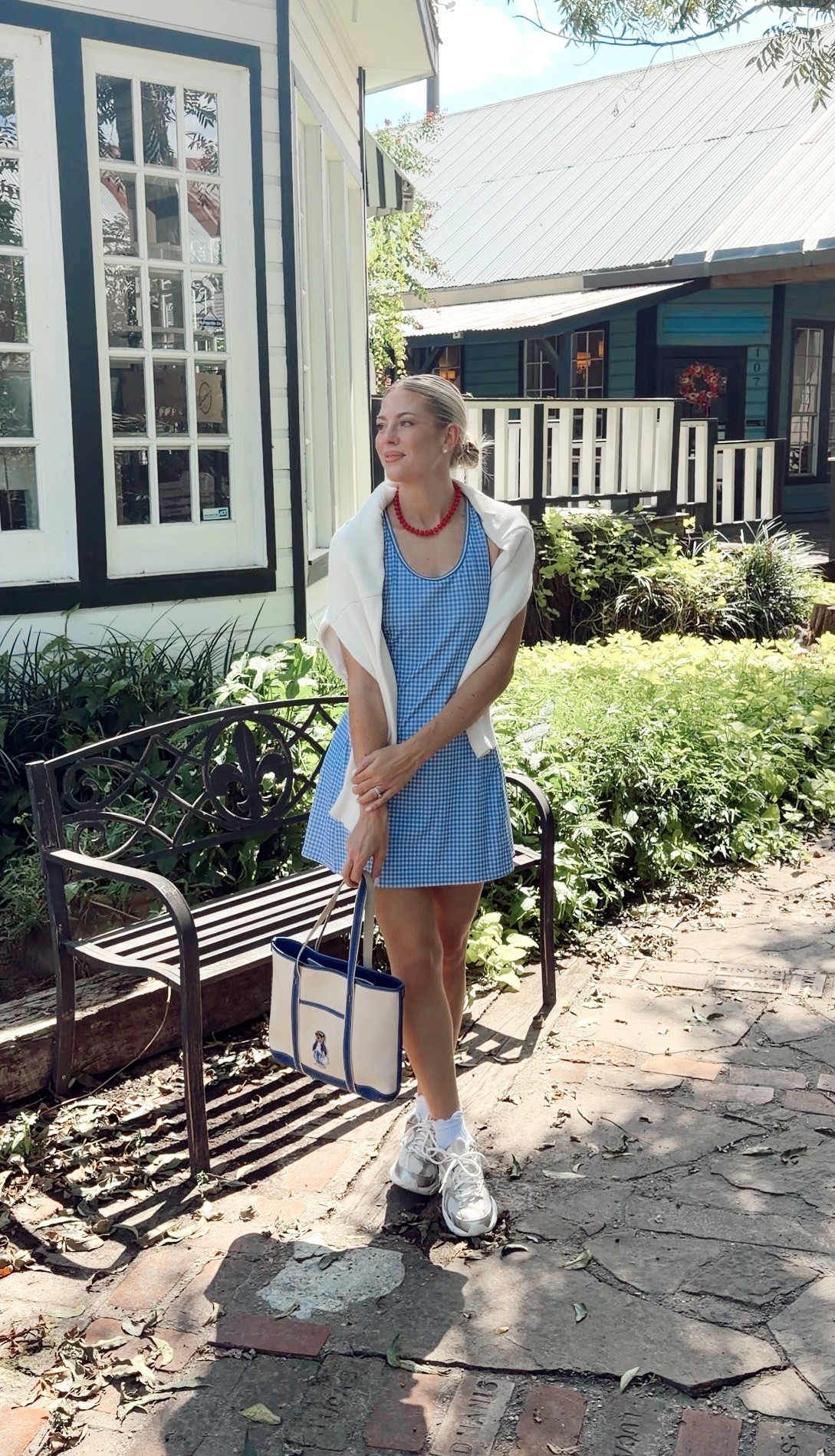 let’s get dressed for: the farmers market 🍓🫐

a little tennis club, a little produce aisle. the blue gingham tennis dress + berry “farmers market” sweater might be my favorite combo yet.

linked the outfit + similar finds so you can recreate the look 🤍

#LTKStyleTip #LTKFindsUnder100 #LTKSeasonal #farmersmarketoutfit #sportychic