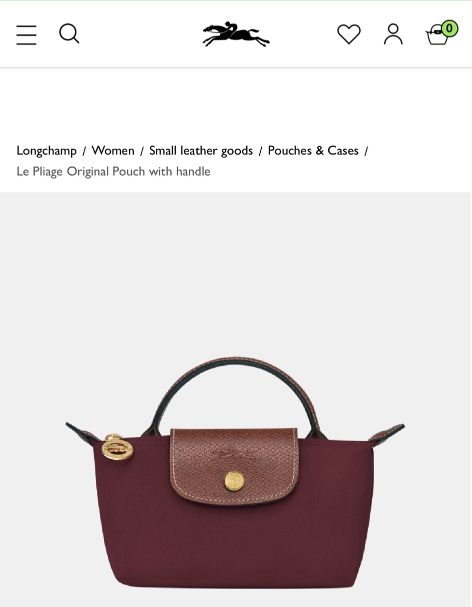 Longchamp Le Pliage Original Mini Pouch - Mulberry and other colors too! 

#LTKItBag #LTKGiftGuide #LTKSaleAlert