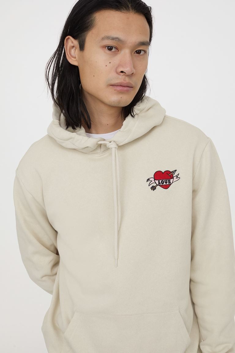 Hoodie with Motif | H&M (US + CA)