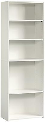 Sauder Beginnings 5-Shelf Bookcase, Soft White finish | Amazon (US)