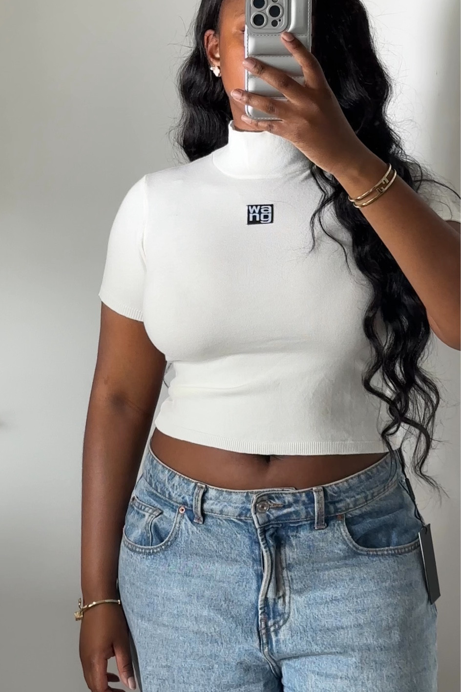 Alexander Wang High Neck Short Sleeve Top (colour: 16)

#LTKFind #LTKstyletip #LTKunder50