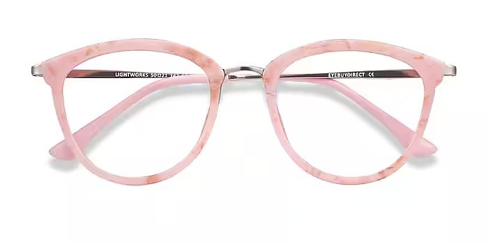 Lightworks - Daring Pink Frames with Swagger | EyeBuyDirect | EyeBuyDirect.com