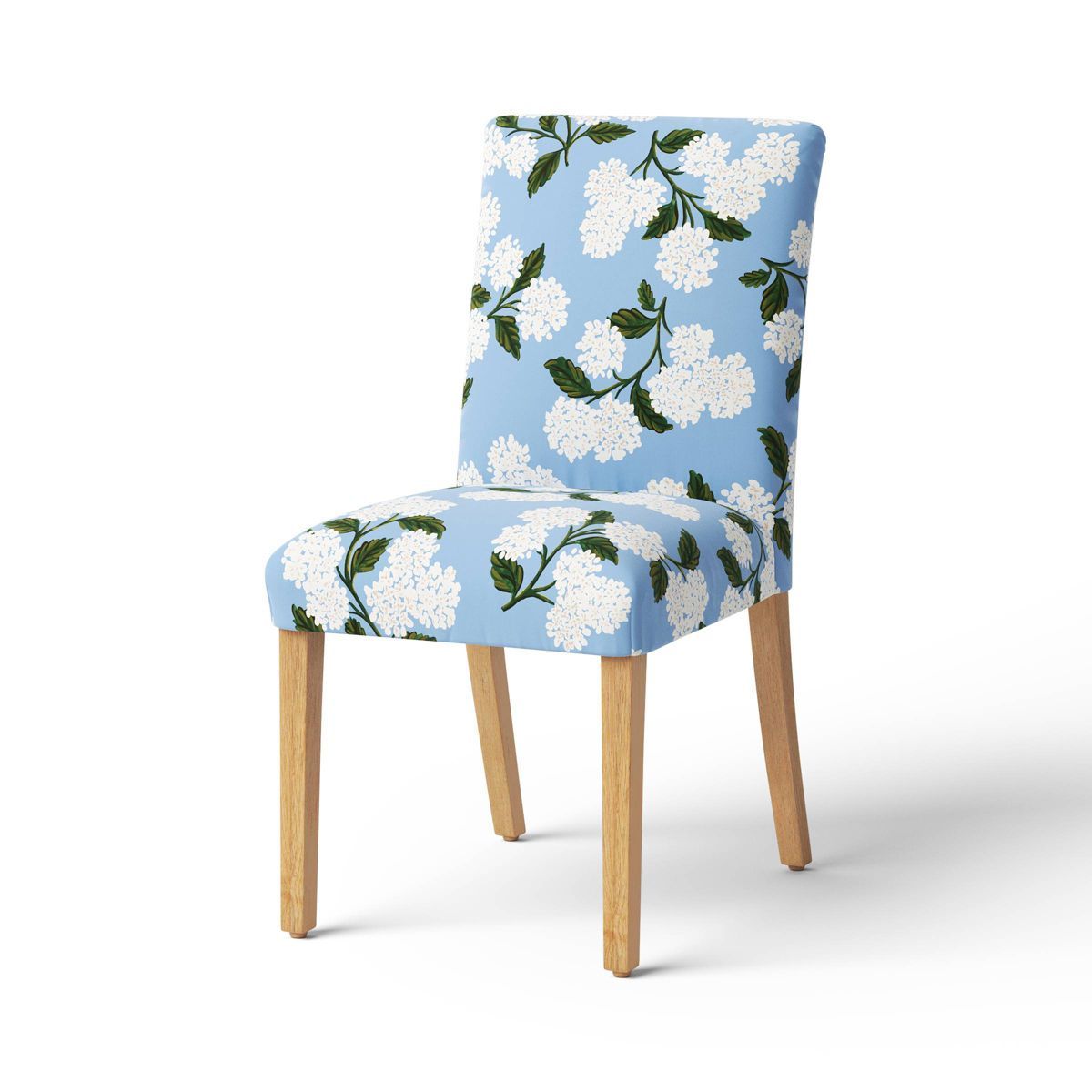 Rifle Paper Co. x Target Mayfair Armless Dining Chair Black: Floral Upholstered, Pine Frame, Cott... | Target