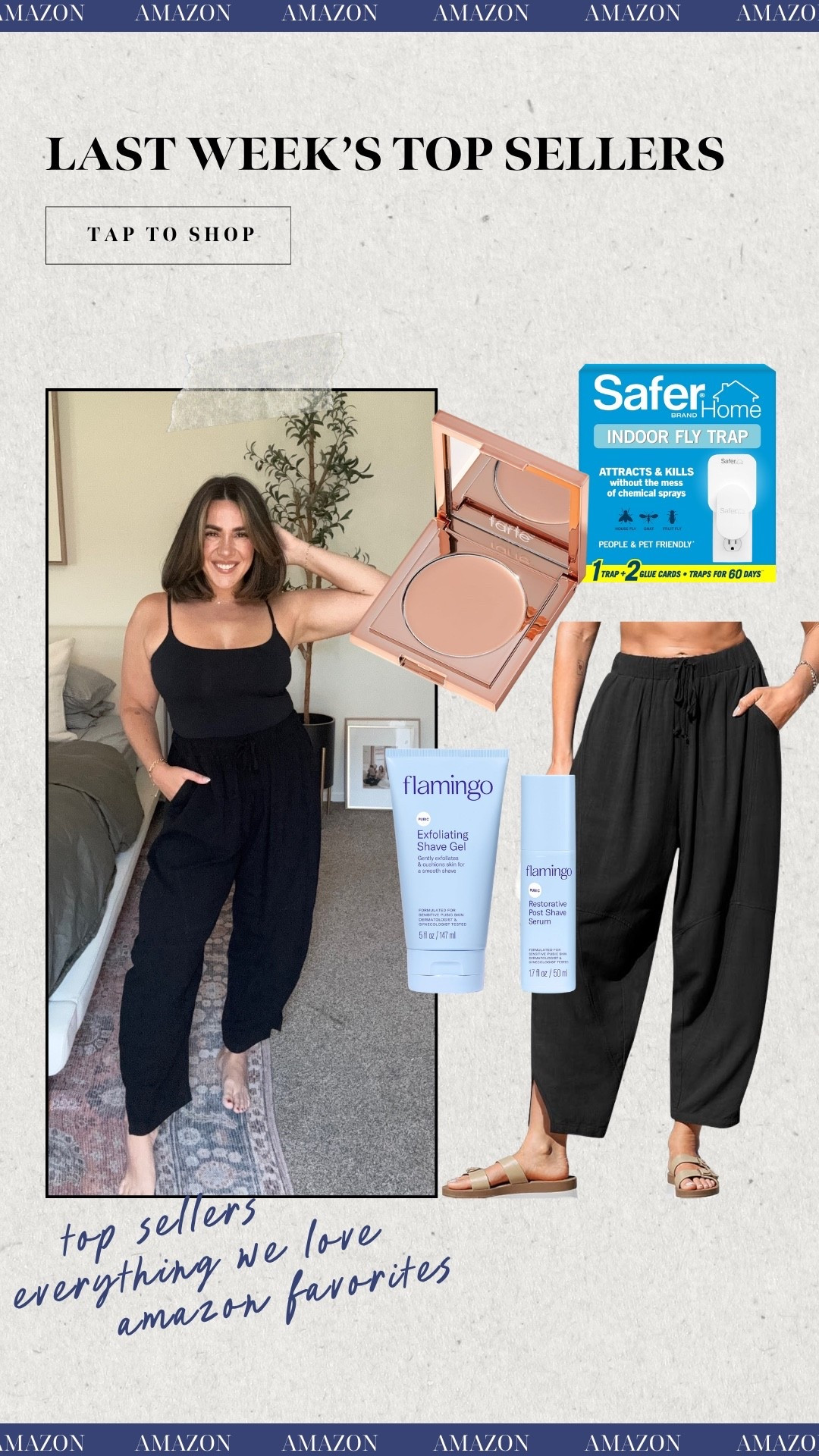 Last weeks top Amazon sellers! Under eye concealer cream, ingrown hair serum, fly traps & NEW version of my fav linen pant!

#LTKMidsize #LTKSeasonal #LTKootd