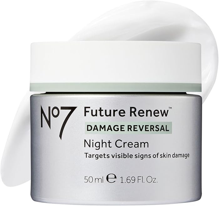 No7 Future Renew Damage Reversal Night Cream, 1.69 oz | Amazon (US)