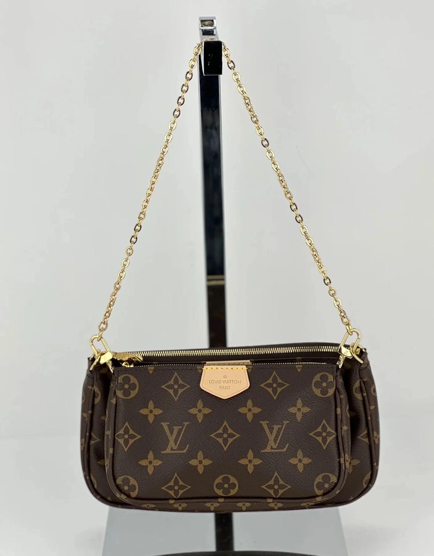 Louis Vuitton Multi Pochette Accessoires Monogram Canvas Brown Preowned | Walmart (US)