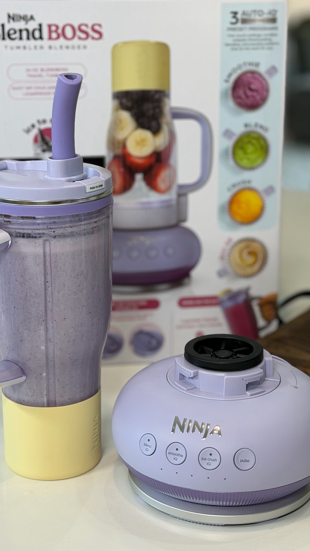 Ninja Blend Boss Portable Blender🍇🍓🍒
#ninjablender #ninjablendbloss #blender #smoothie #kitchengadgets

#LTKmomlife #LTKselfcare #LTKfoodie
