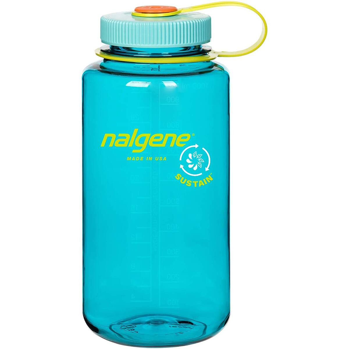 Nalgene - Sustain 32 oz. Wide Mouth Water Bottle - Cerulean | Best Buy U.S.