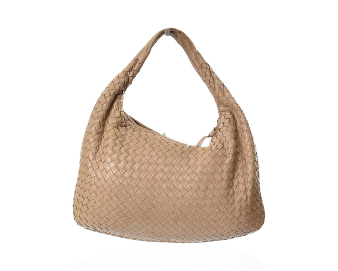 Bottega Veneta Handbag Leather Medium Hobo Shoulder Bag - Etsy | Etsy (US)