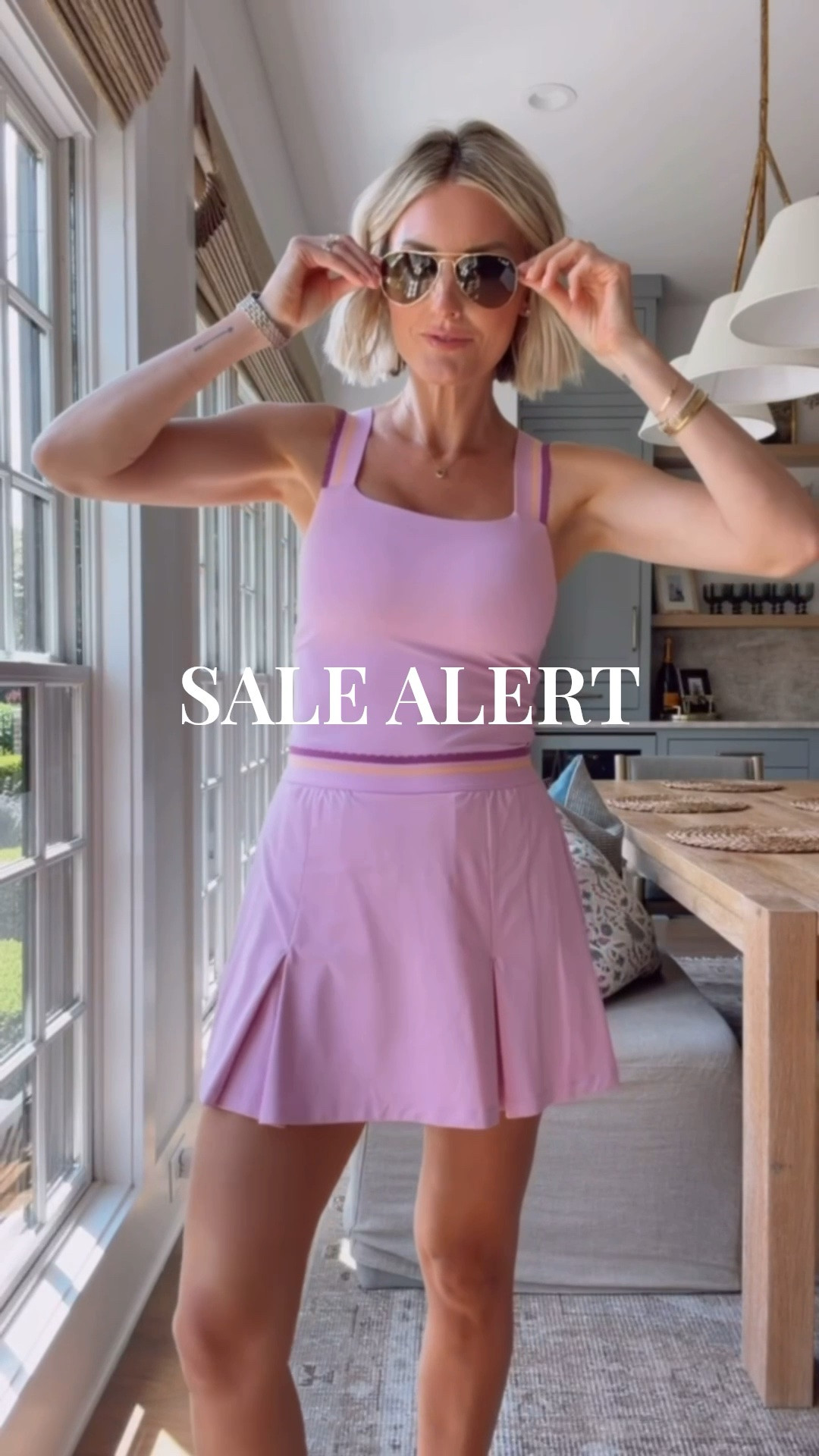 This new pink color! 😍 Also, how cute are the straps?! Love how this looks like a dress! Wearing size S! Loverly Grey, Target, activewear, active skirt, athleisure

#LTKootd #LTKActive #LTKSaleAlert