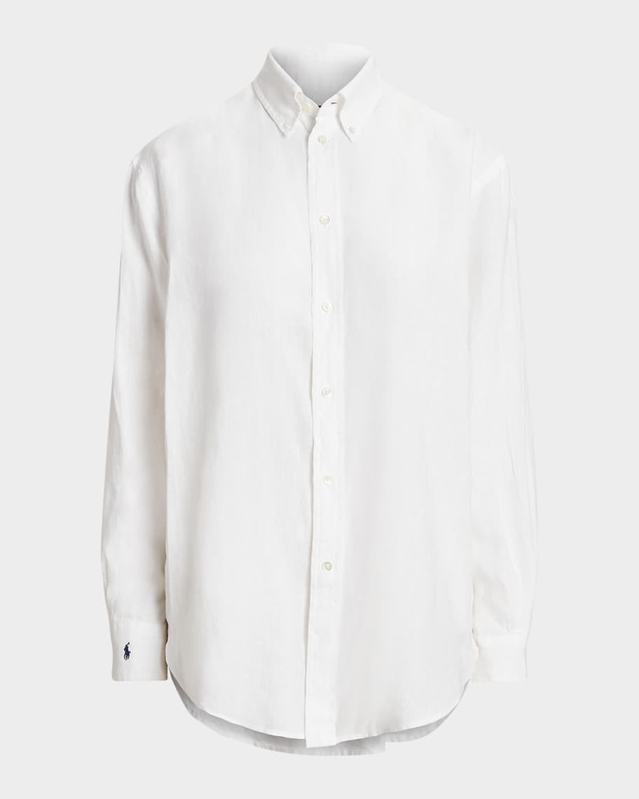 Relaxed Fit Linen Shirt | Neiman Marcus