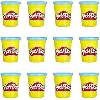 Play-Doh Bulk 12-Pack of Blue Non-Toxic Modeling Compound, 4-Ounce Cans | Amazon (US)