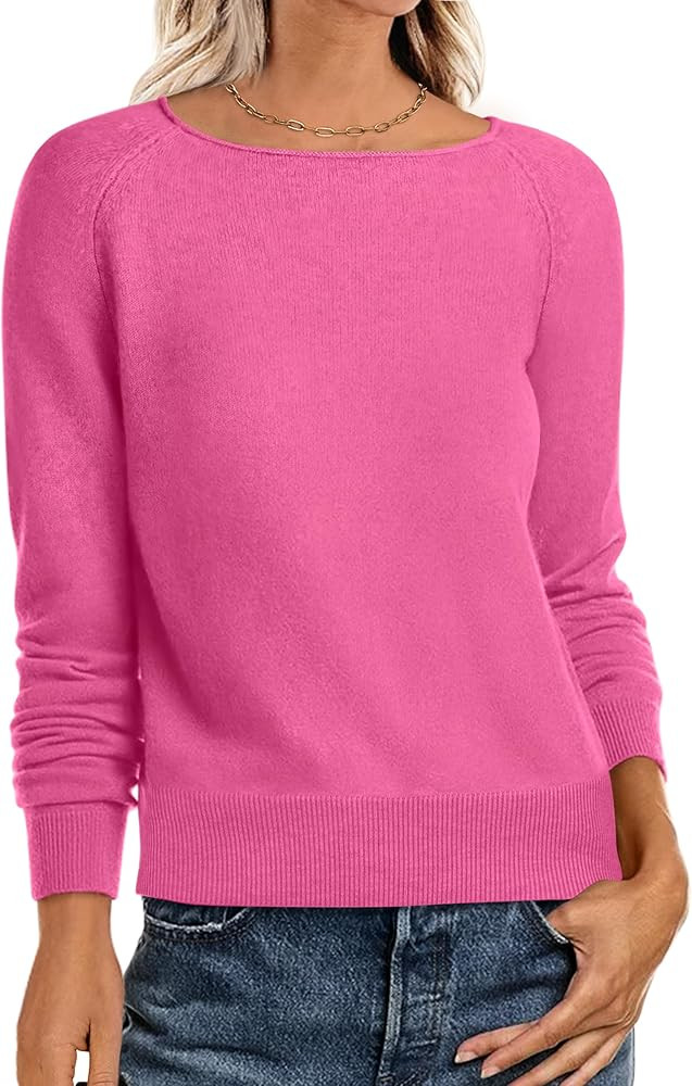 ANRABESS Womens Long Sleeve Rolled Neck Casual Soft Lightweight Basic Pullover Sweater Top 2025 F... | Amazon (US)