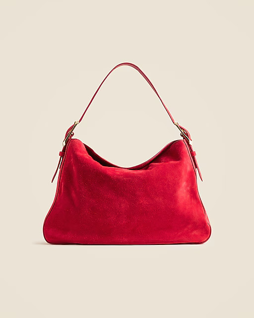 Berkeley shoulder bag in suede | J. Crew US