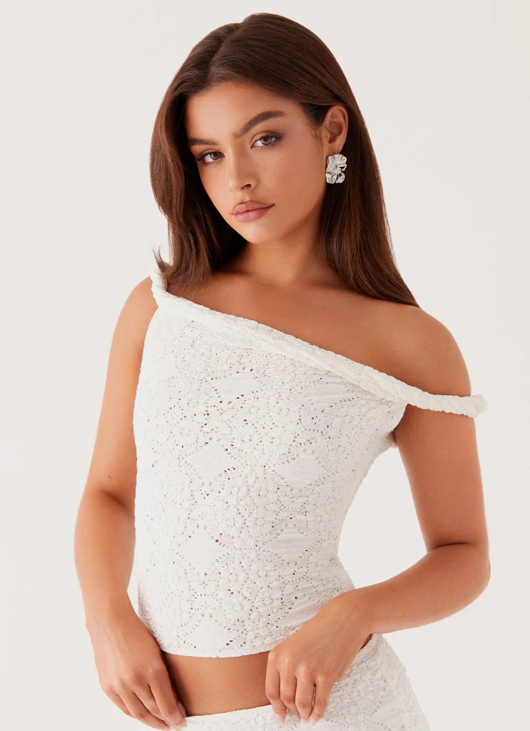 Diamond Sky Top - White | Peppermayo (Global)