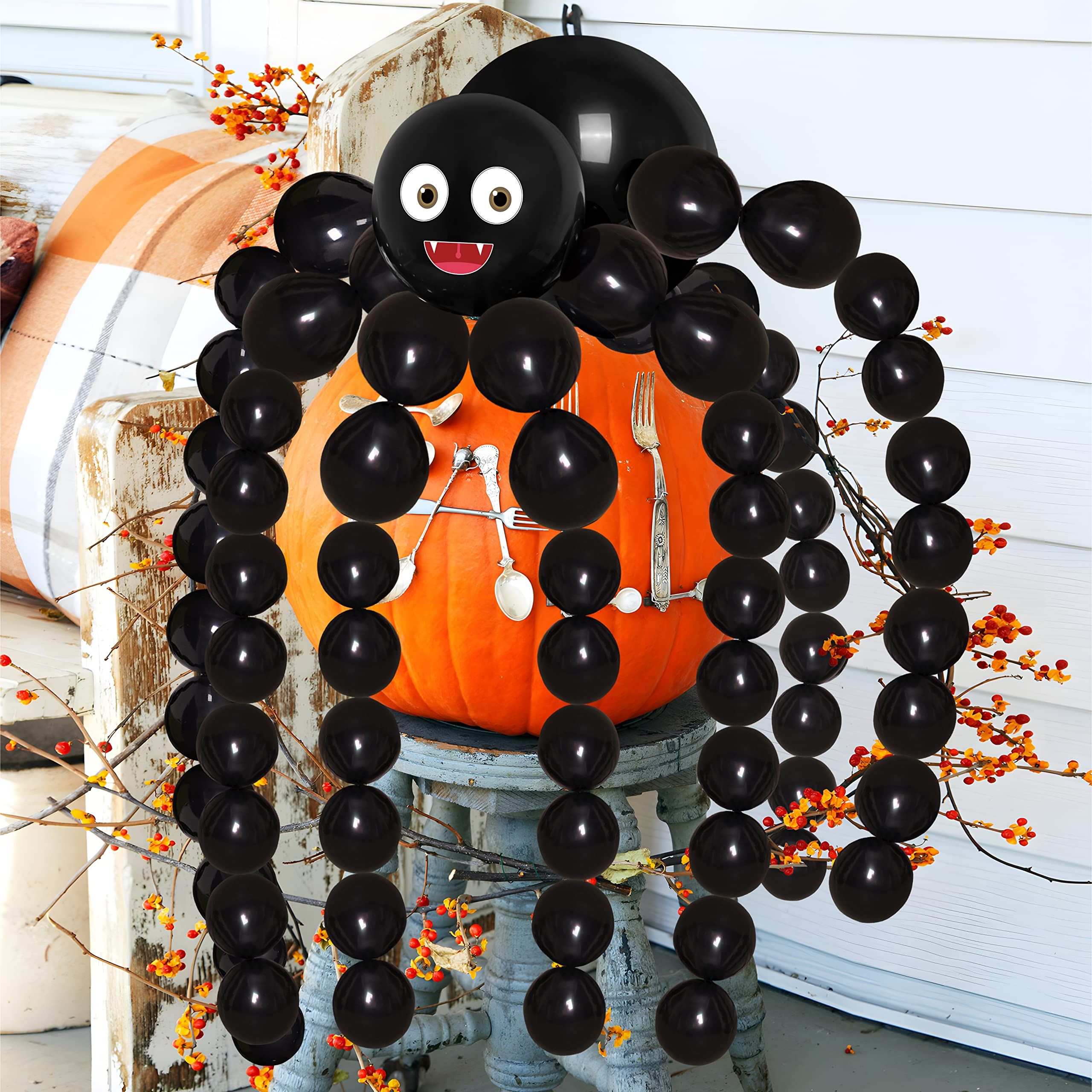 Halloween Decorations Indoor - Fake Giant Spider Balloons, Hallowmas Party Decor Supplies Prop for H | Amazon (US)