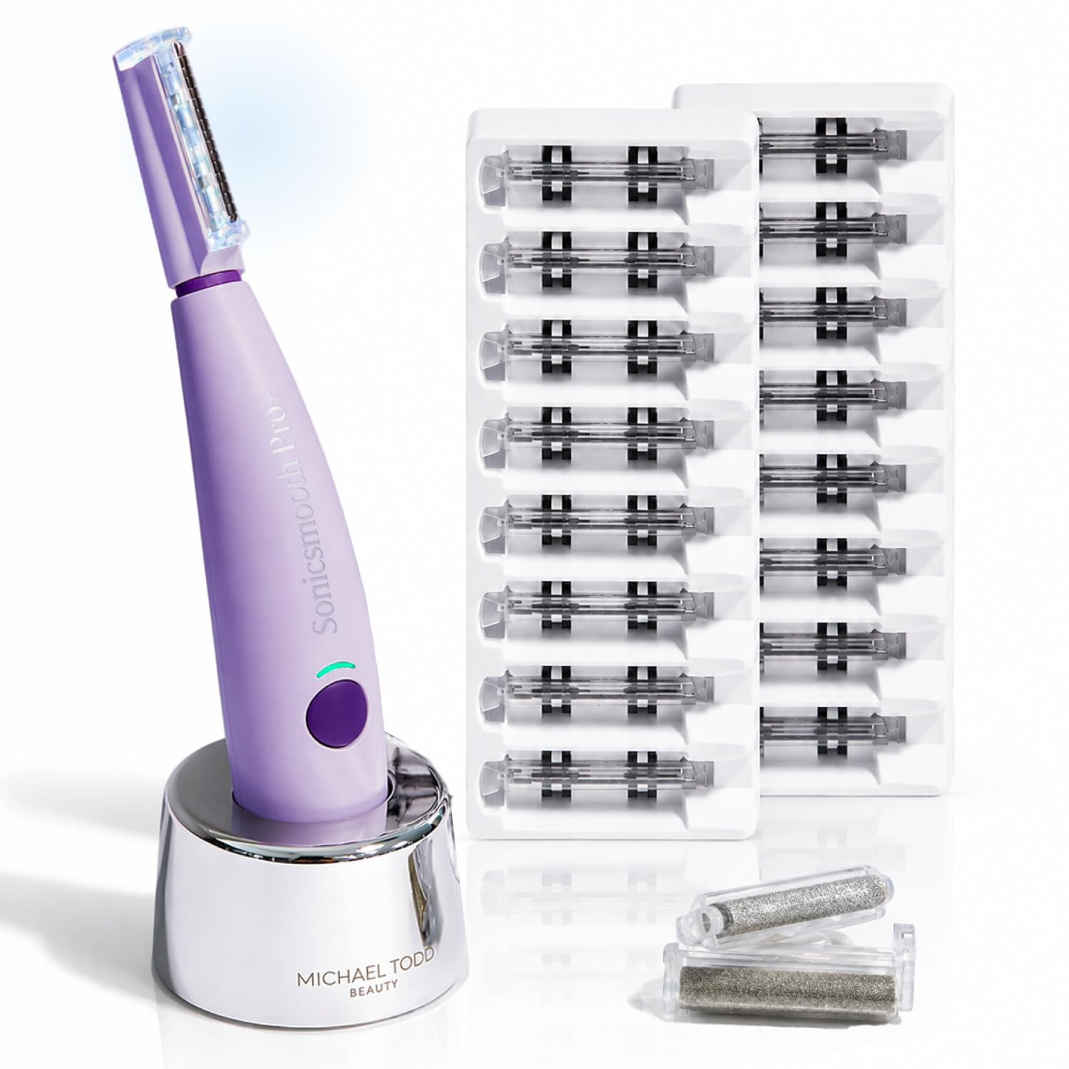 Michael Todd Beauty Sonicsmooth Pro+ Dermaplaning System & Eyebrow Trimmer | Amazon (US)