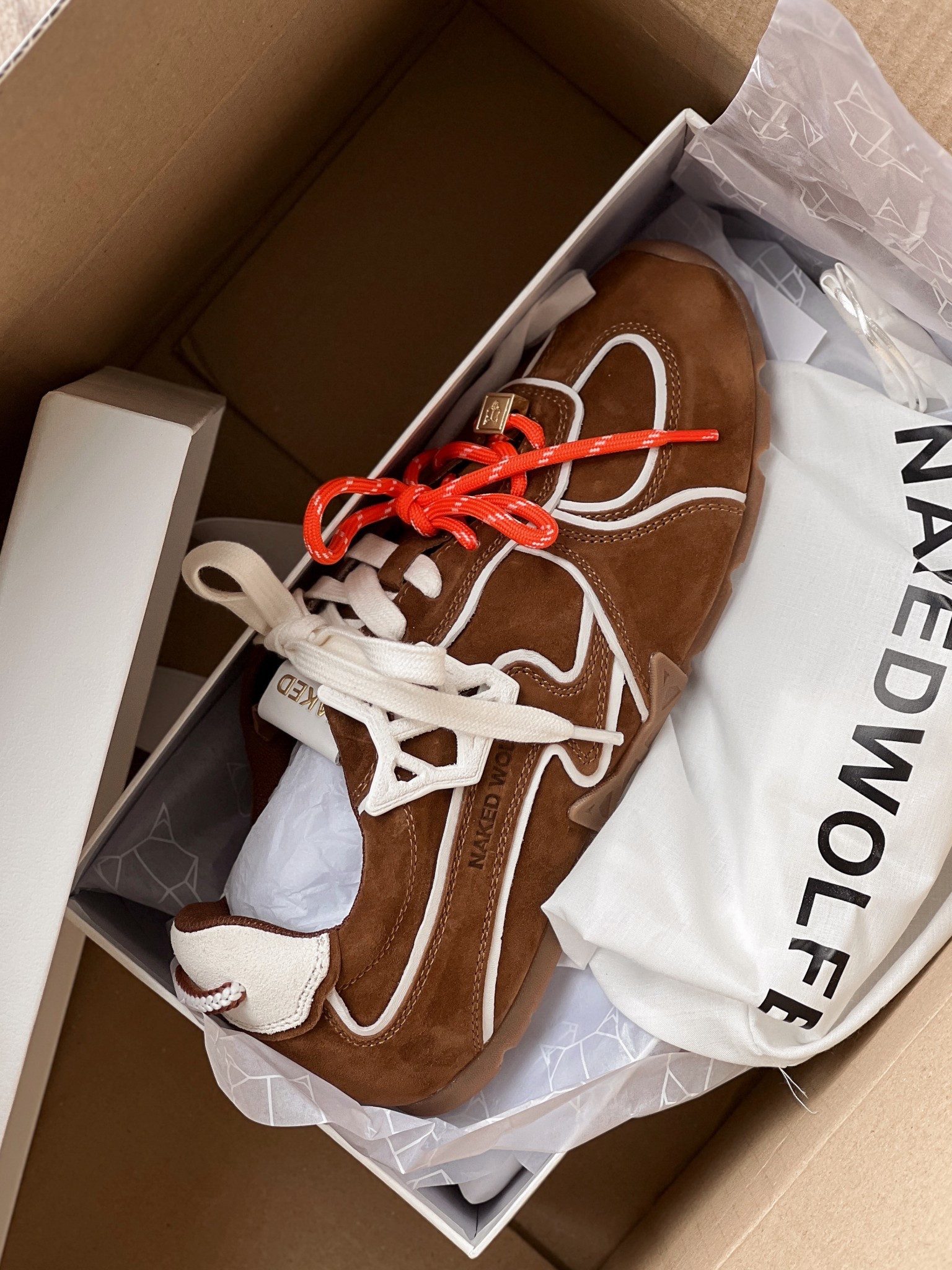 Tan suede sneakers - Naked Wolfe adored suede trainers in tan with double laces - available in a range of colours . Can’t wait to style these! 🍊👟🤎

#LTKuk #LTKautumn #LTKshoes