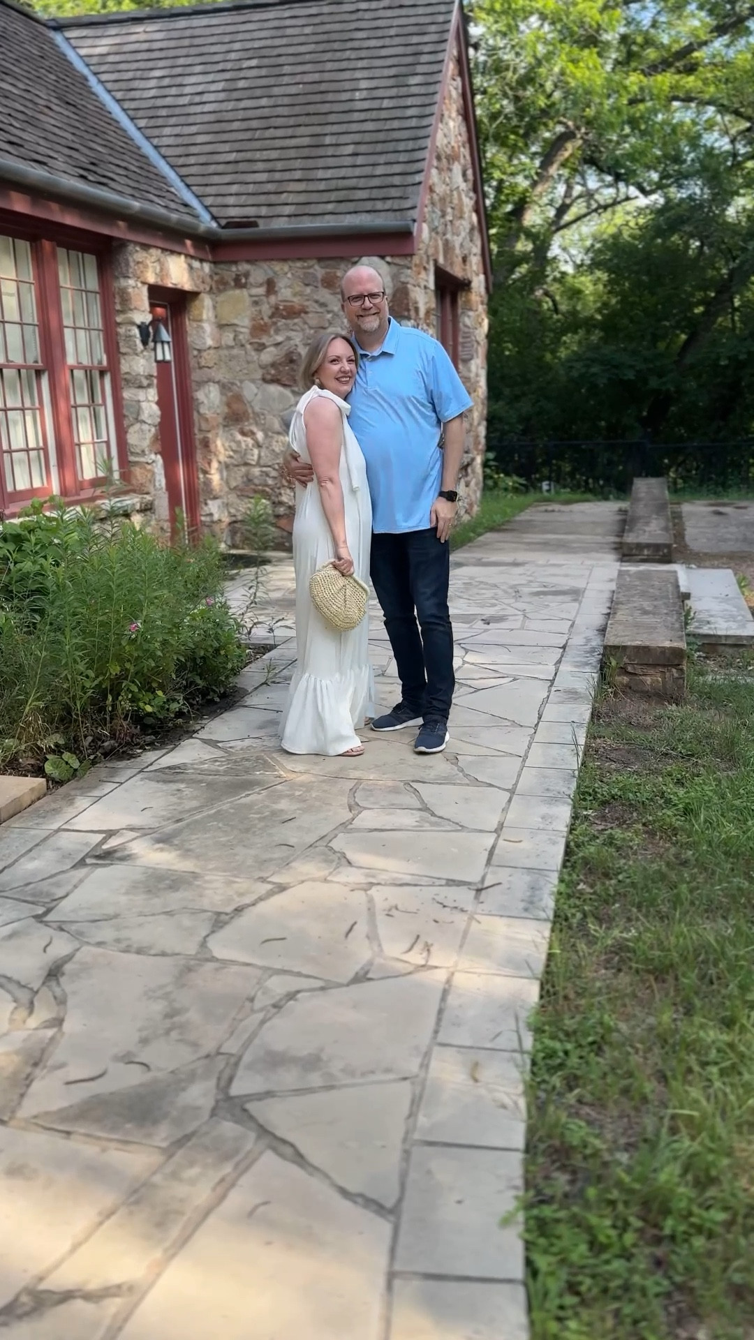 Size medium in my dress, sandals tts ++ linked Chad’s polo! 

#LTKMidsize #LTKOver40 #LTKFindsUnder50