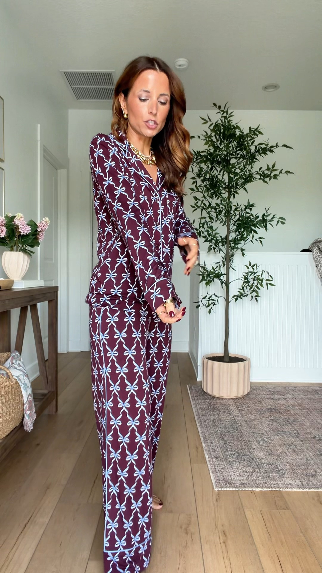 New release bow pajamas in XXS. So soft with pockets! Christmas pajamas. Matching Christmas pajamas. Gift ideas for her. Matching pajama sets.

#LTKootd #LTKPetite #LTKmorningroutine