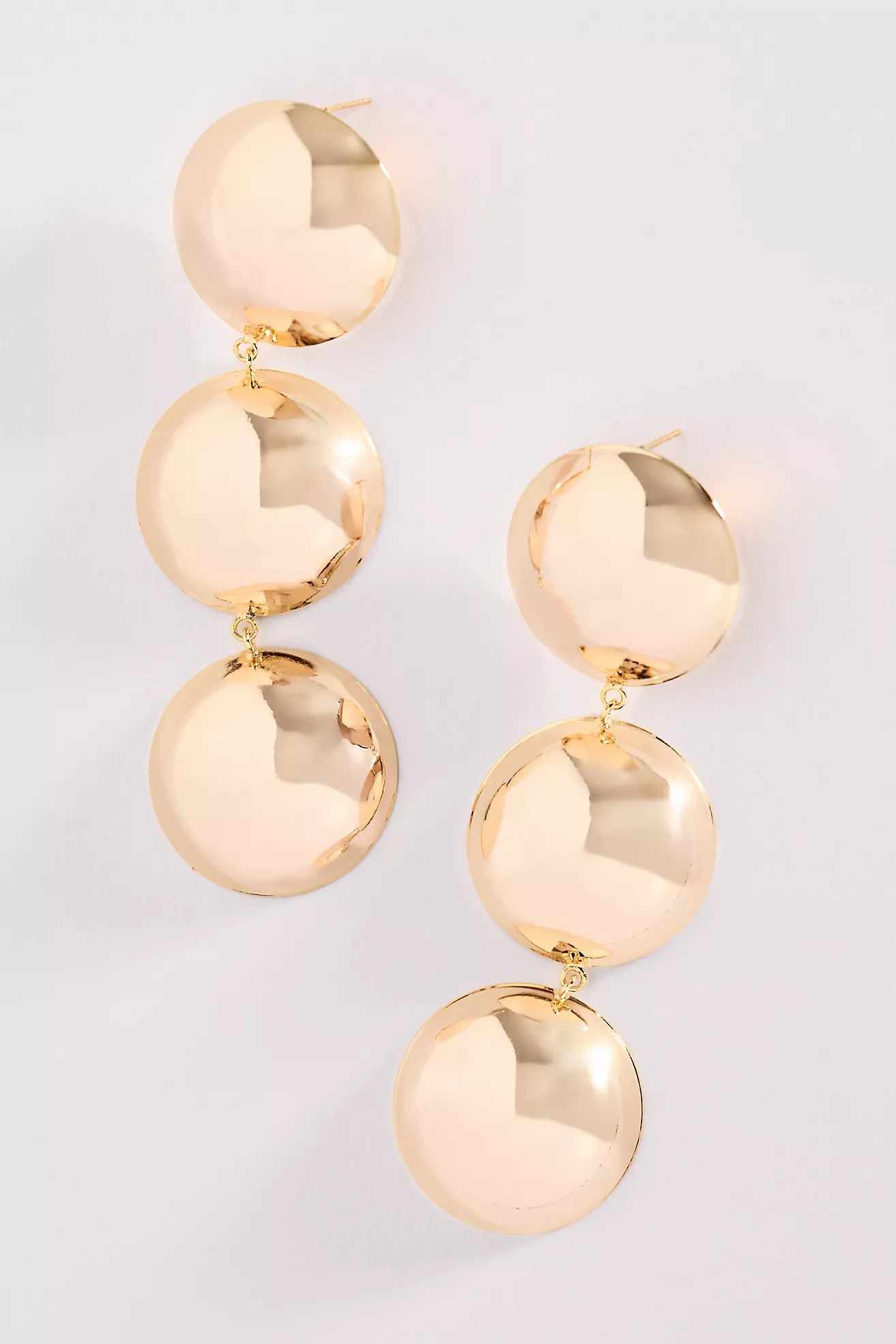 Metal Circle Drop Earrings | Anthropologie (US)