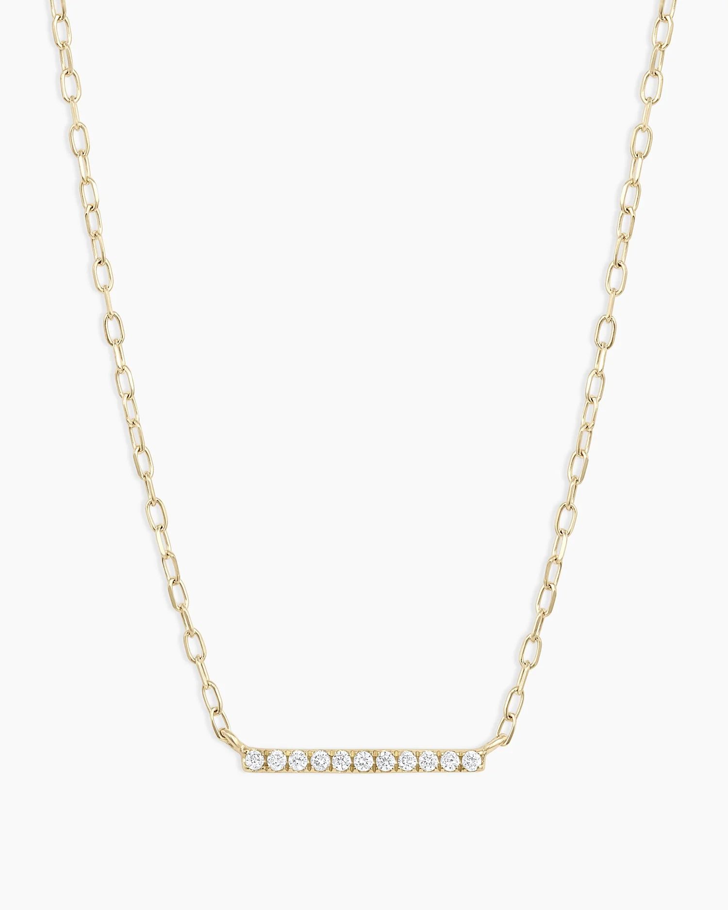 Diamond Bar Necklace | gorjana