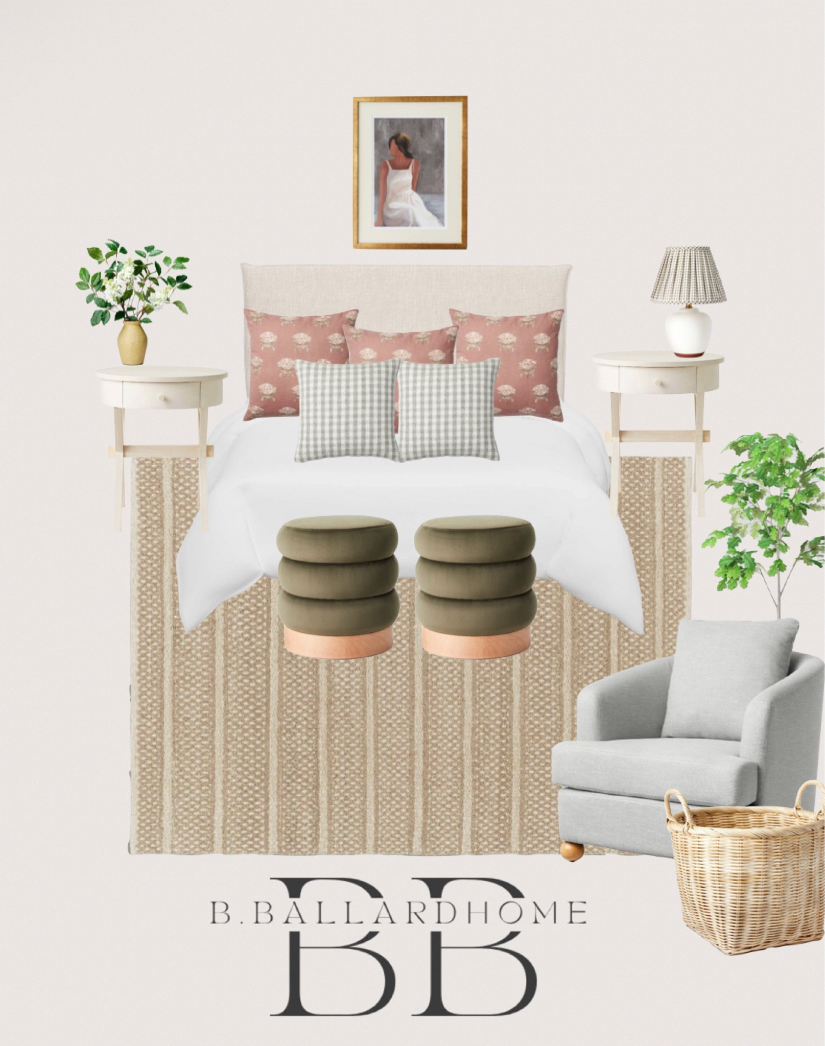 Studio McGee for Target
Bedroom inspo
Green ottoman
Upholstered bed
Sitting chair
Night stand
Pillows
Table lamp 
Basket

#LTKunder50 #LTKunder100 #LTKhome