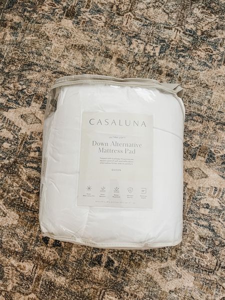 Got this down alternative mattress pad from Casaluna to hopefully make the guest bed a little more comfortable. Great reviews and reasonably priced! 

#LTKhome