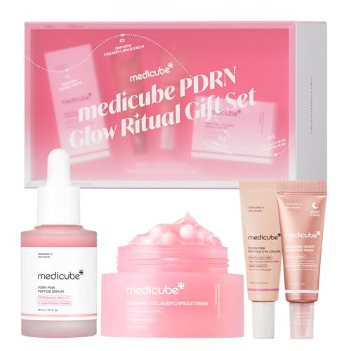 medicube PDRN Glow Ritual Gift Set | Collagen, Retinol, Peptides for Firm & Glow | Full Size Serum, Cream & Mini Eye Cream, Mask | Skincare Gift Set, Korean Skincare Set, Gifts for Her | Amazon (US)
